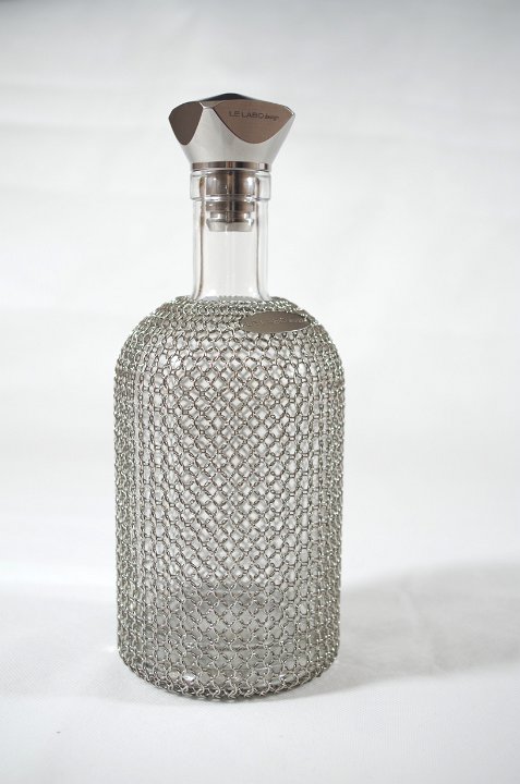 Glass bottle 70 cl 4 mm with stainless steel cap