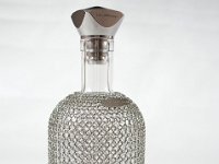 Glass bottle 70 cl 4 mm with stainless steel cap : Bouteille, Cotte de mailles, DECO, LABO_Design, PRODUIT_Seul, SW