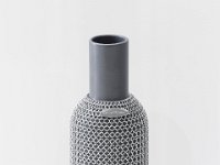 Black ceramic vase 7 mm