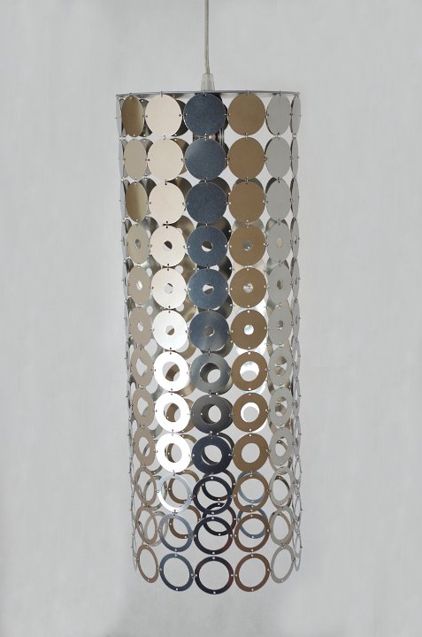Bubble hanging round lamp long