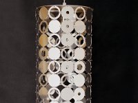 Bubble hanging round lamp long