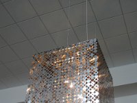 Bubble hanging square lamp large